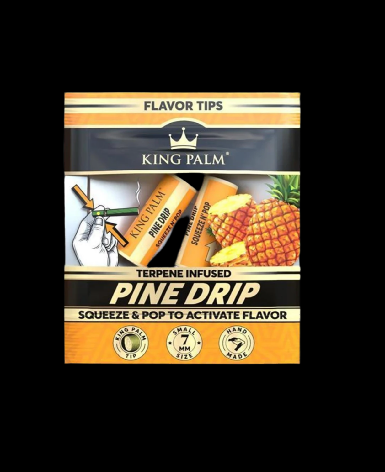 🍍7mm King Palm 2 Flavor Tips Pine Drip