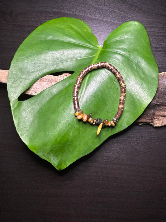Tiger Auge Splitterarmband