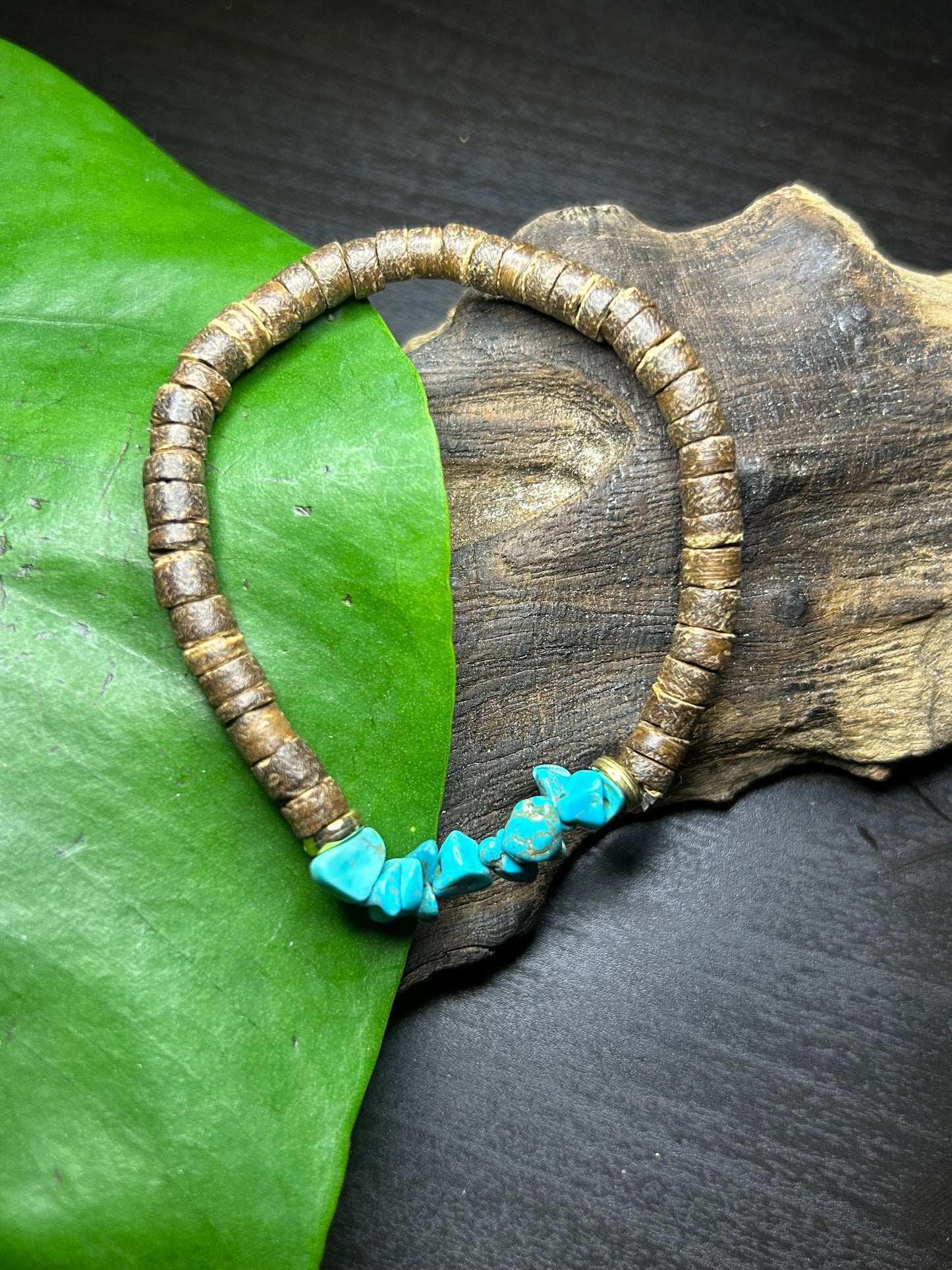 Türkis Splitterarmband