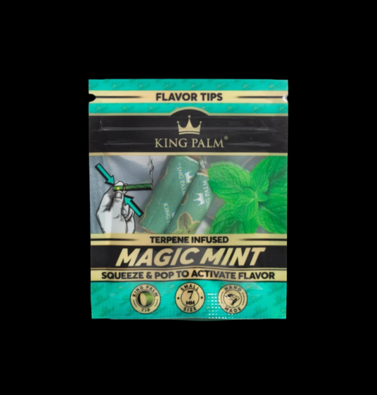 🌿🌬️ 7mm Magic Mint King Palm Flavor Tip