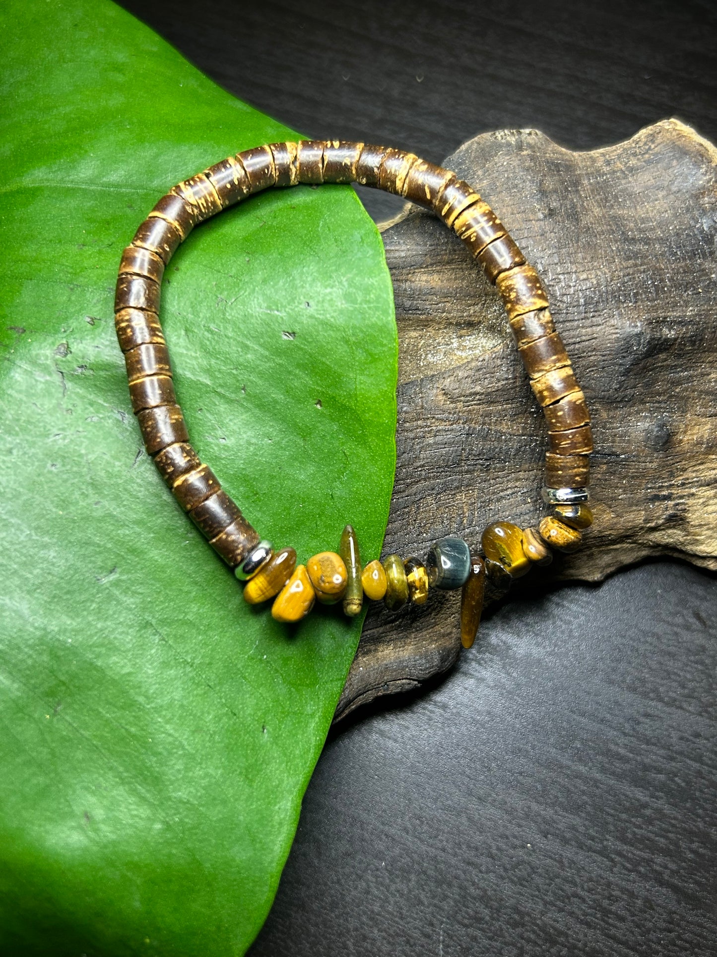 Tiger Auge Splitterarmband
