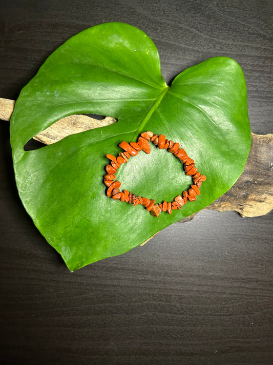Roter Jaspis Splitterarmband