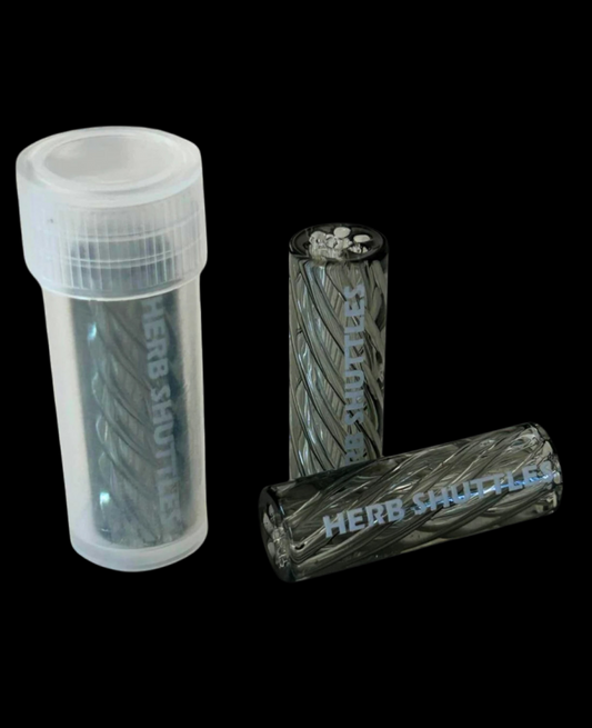 Herb Shuttles Glas Spiral-Tip 10mm - Black
