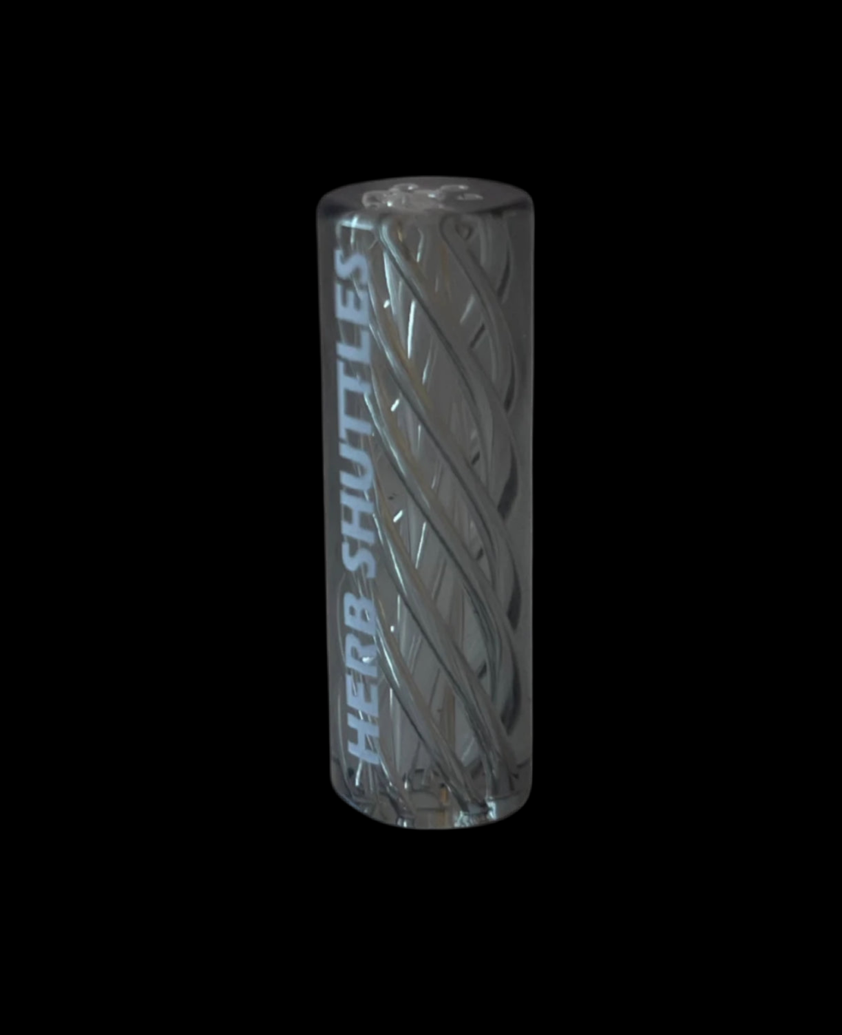 Herb Shuttles Glas Spiral-Tip 10mm - Black