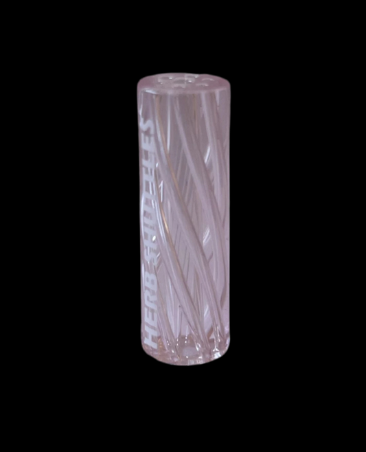Herb Shuttles Glas Spiral-Tip 10mm - Pink