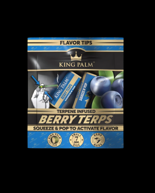 🫐7mm King Palm 2 Flavor Tip Berry Terps